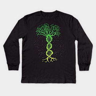 DNA tree of life Kids Long Sleeve T-Shirt